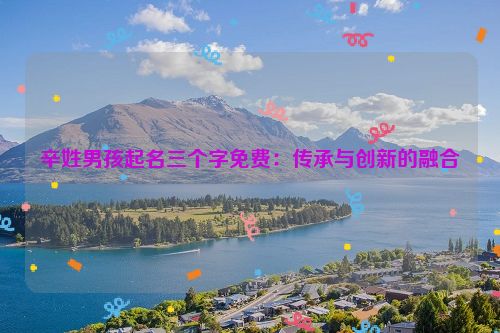 辛姓男孩起名三个字免费：传承与创新的融合